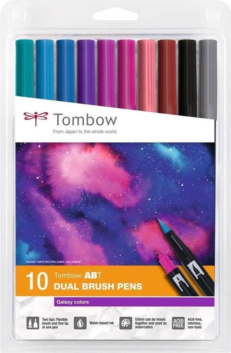 Tombow ABT-10C-3 - Dual Brush - Galaxy - set van 10 - 4003198105713