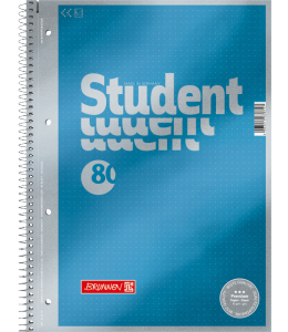 Brunnen 1067147 - Werkboek - blauw, metallic