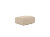 Icecat Pouf en velours côtelé beige