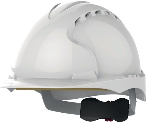 JSP Helm AJF170 EVO3 Mid Draaiknop Vented wit