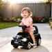 Icecat Voiture Électrique Pour Enfant, Véhicule À Pousser Avec Coffre À Jouets, Klaxon, Phares Et Musique, 63,5 X 28 X 36 Cm, Noir