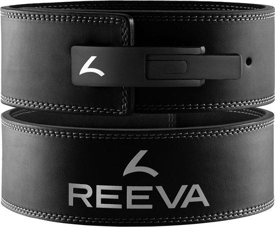 Reeva Lifting Belt (10MM) - Powerlift Riem - Maat S - Zwart