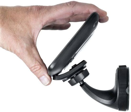 TomTom actieve houder voor voorruit, magnetische premium houder, compatibel met geselecteerde TomTom-modellen met 7” scherm en USB-C-poort