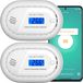 Aroha Smart Connect Koolmonoxidemelder - 10 jaar batterij - Slimme CO melder met app Tuya & SmartLife - Multipack 2 set