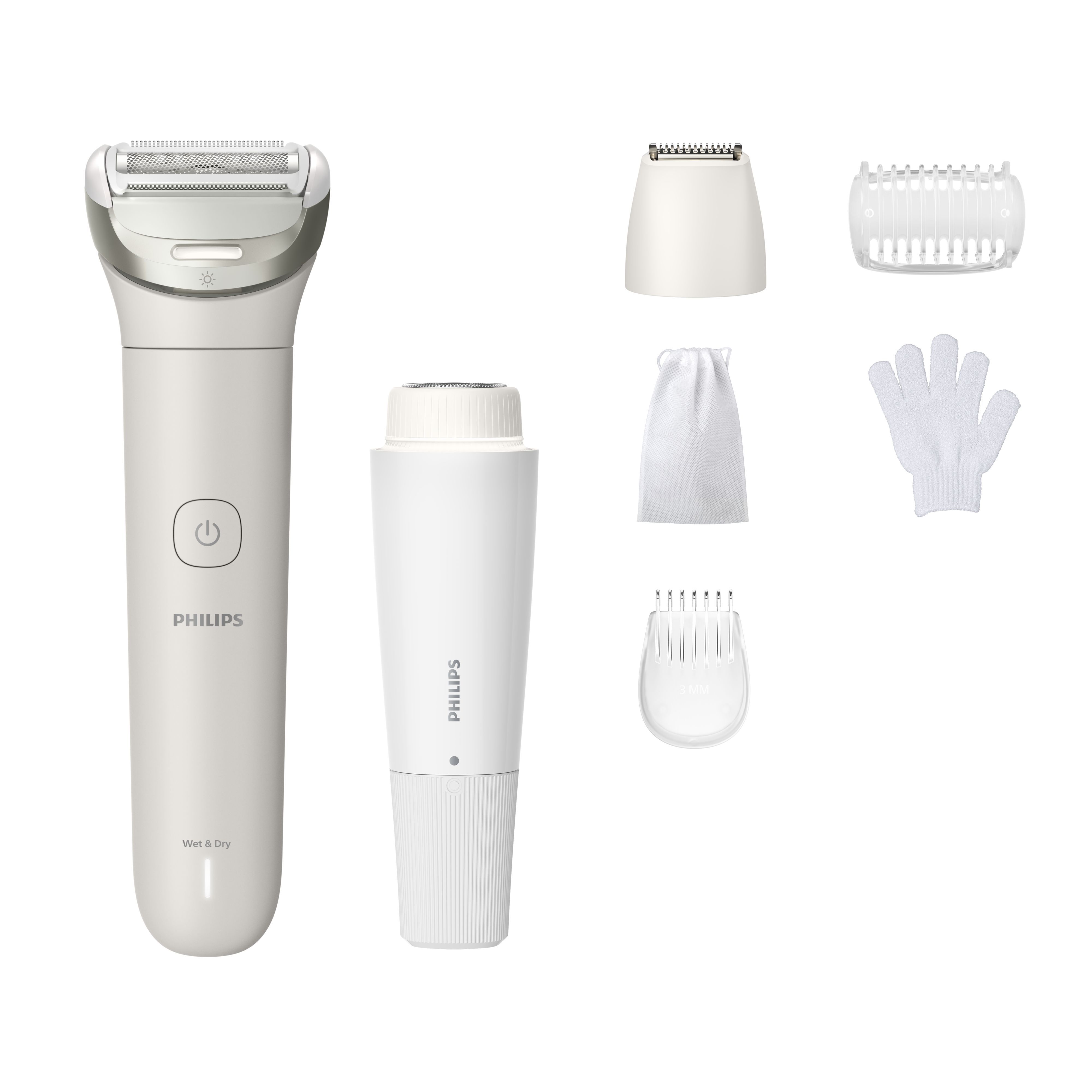 Philips Series 8000 Lady Shaver BRL159/00 - Wet & Dry, Foil Shaver, White