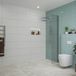 FortiFura Galeria inloopdouche - 40x200cm - ribbelglas - wandarm - hoogglans chroom