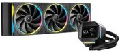 DEEPCOOL Watercooling, 360mm AIO, 2.4 inch IPS screen, black, 6th generation pump, 2500-3400 RPM