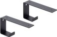 Alberts 861810 Paneelbeugel Quinn | Metaal | Zwart