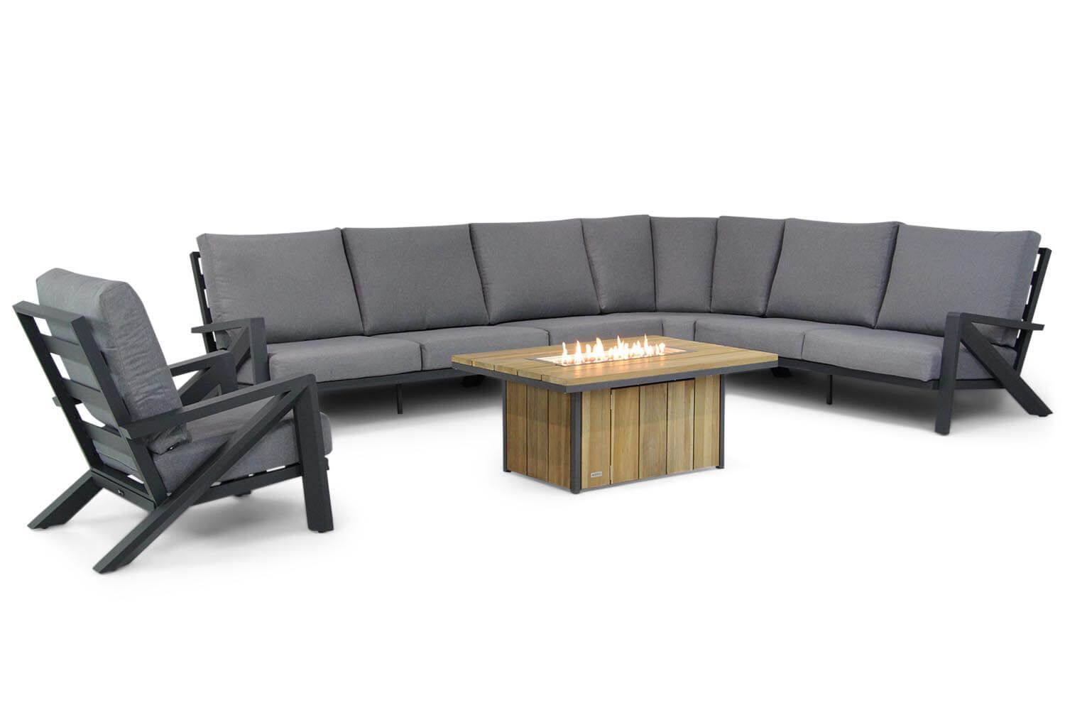 Lifestyle Garden Furniture Santika Cinta/Seaside 120 cm Hoek Loungeset 6-delig