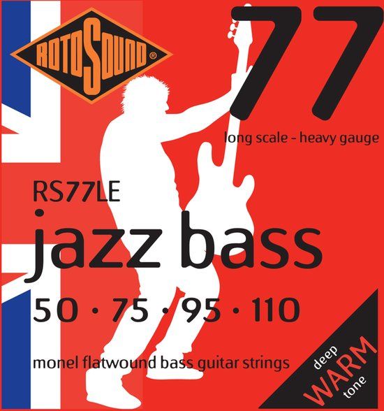 Rotosound 77LE Jazz Bass 77 set basgitaarsnaren 50 - 110