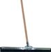 Betra racloir de sol/racloir de douche - pour eau - métal/caoutchouc dur 60 cm - avec manche en bois 130 cm