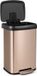 COAST™ 50L Poubelle à pédale Poubelle en acier inoxydable avec compartiment désodorisant Poubelle à pied anti-traces de doigts Or Rose