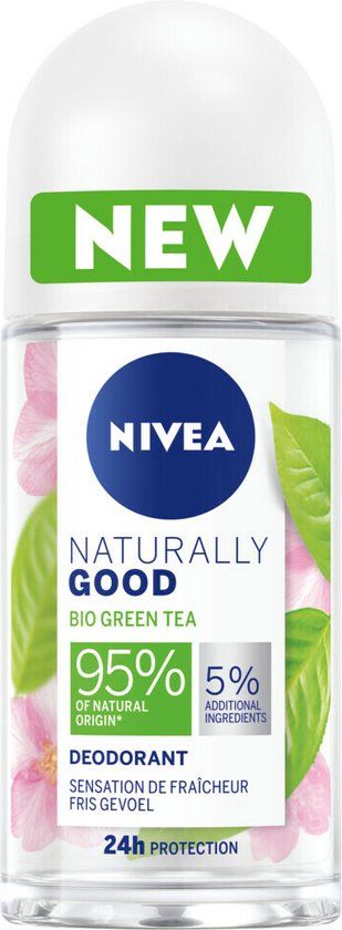 NIVEA Naturally Good Green Tea Deodorant Roller - 50ml