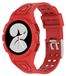 Wigento Samsung Galaxy Watch 5 44mm Siliconen horlogeband met geïntegreerde behuizing