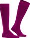 FALKE Airport lang eenkleurig wol katoen kniekousen heren roze - maat 43-44