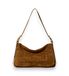 Twinset Liliane Sac en daim avec gaufrage crocodile Marron OSFA Lässig