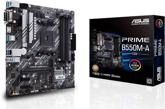 ASUS PRIME B550M-A/CSM Mainboard Sockel AM4