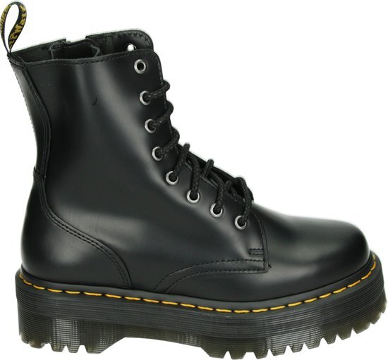 Dr. Martens - Jadon - Bottines stoer - Dames - Maat 40 - Zwart;Zwarte - Black Polished Smooth