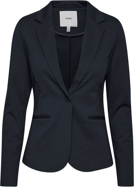 ICHI IHKATE BL Women's Blazer - Total Eclipse - Size XXL