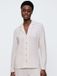 Triumph Pyjamaoberteil Mix & Match Lichtgrijs Gemêleerd Vrouwen Lange Mouw Boyfriend-Top
