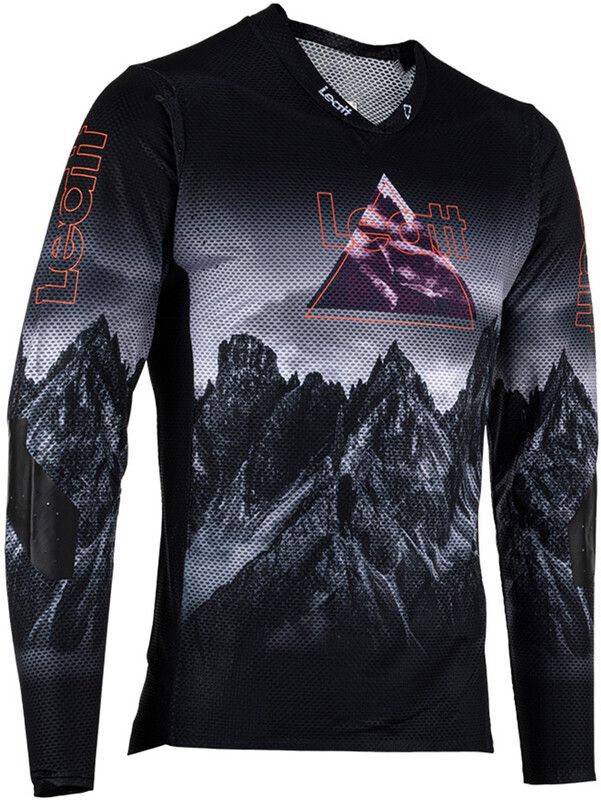 Leatt MTB Gravity 4.0 LS Jersey Men - Zwart/Grijs - 2023