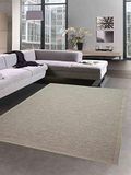CARPETIA Indoor en outdoor tapijt sisal-look balkon keuken terras woonkamer - beige grijs afmeting 140x200 cm