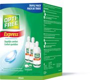 OPTI-FREE Express MPDS - 3 x 355 ml + 120 ml + 3 lenshouders - Lenzenvloeistof