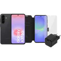 Samsung Galaxy A37 128GB Zwart 5G + Compleet Accessoirepakket