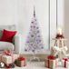Prolenta Maison Exclusive Kerstboom, zilverkleurig, 120 cm, PET-materiaal