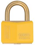 ABUS T84MB hangslot met 2 sleutels Geel