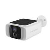 energeeks Atlas Nano bewakingscamera voor buiten, wifi, dual 2,4/5 GHz, geïntegreerd zonnepaneel, 4 MP, 2K, 7800 mAh-batterij, menselijke herkenning, IP65, sirene en ledlicht, bluetooth-installatie