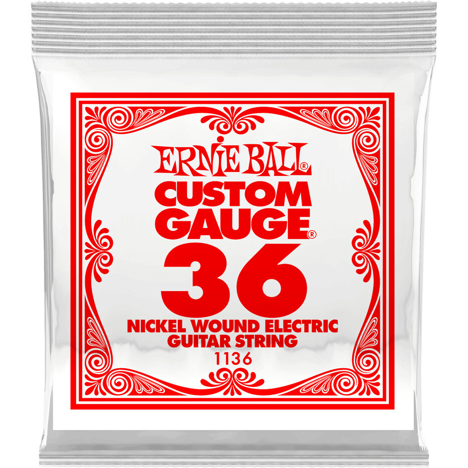 Ernie Ball 1136 nickel wound .036 losse gitaarsnaar set van 6