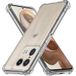 Techsuit Hoesje geschikt voor Motorola Edge 50 Ultra - Shockproof Silicone Back Cover - Transparant