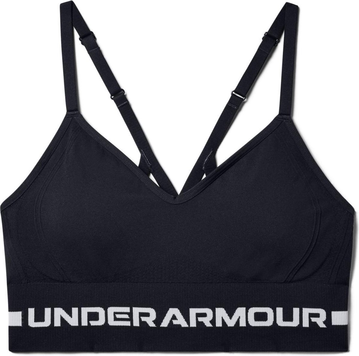 Under Armour Seamless Low Long Bra Fitness Beha Dames - Maat M