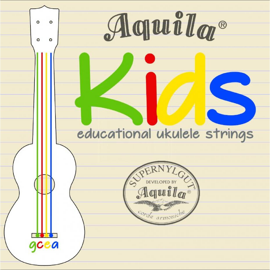 Aquila 138U Kids Multi Color Educational Ukulele Strings