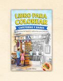 Cafeterías y bares: Cafeterías y locales con encanto para colorear