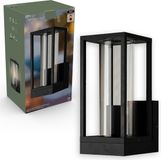 LED's light by Shada LED's Light Outdoor Wandlamp - Zwart - E27 - Rechthoek - IP44