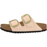 Birkenstock Arizona Big Buckle Birkibuc Slippers - Roze - Vrouwen