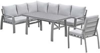 Garden Impressions Cameron lounge dining set 4-delig links incl stoel - taupe