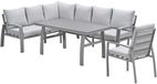 Garden Impressions Cameron lounge dining set 4-delig links incl stoel - taupe