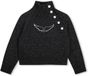 Zadig & Voltaire X60808 Pulls & Cardigans Fille - Sweatshirt - Hoodie - Cardigan - Gris foncé - Taille 152