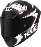 KYT NZ Race Carbon Competition Wit Integraalhelm - Helm