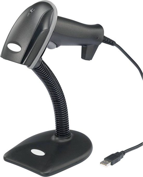 Renkforce LS6300E Barcodescanner - 1D Laser - Zwart - USB