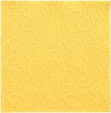 Papstar, 50 Napkins 'royal Collection' 1/4 Fold 40 Cm X 40 Cm Yellow 'casali'