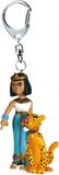 Plastoy Asterix Cleopatra Panther Keychain, Multicolor