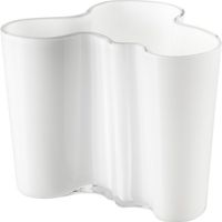 Iittala Alvar Aalto Glazen Vaas – Bloemenvaas Gekleurd Glas – Opaal – 120 mm