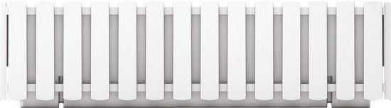 Prosperplast Fence Look Bloempot - Parel Wit - 58x18x16cm