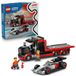 LEGO City F1 Displaytruck met Audi F1 Racewagen Speelgoed voor Kinderen - Bouwpakket met 3 Minifiguren en Voertuigliftfunctie - Cadeau voor Jongens vanaf 7 Jaar en Motorsport Fans - 60493