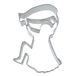 Staedter Embossing Sign Aquarius Cookie Cutter, roestvrij staal