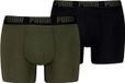 Puma Lange short - 2 Pack Zwart-Kaki - L - Mannen